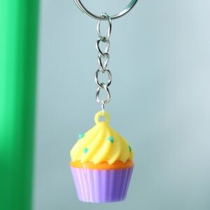 Cute Cupcake Keychain New!